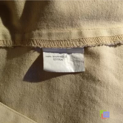 Джинсовая куртка бежевая женская винтажная, 40-42 фото №6