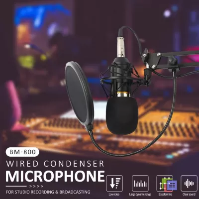 Студийный микрофон с большим комплектом аксессуаров