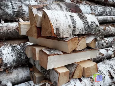 Березовые дрова колотые, в чурках. фото №8
