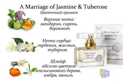 Парфюмерная вода a marriage of jasmine tuberose