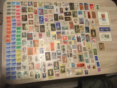 Почтовые марки, разные страны.