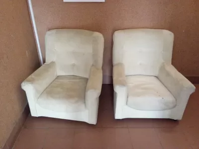 Кресла матерчатые.